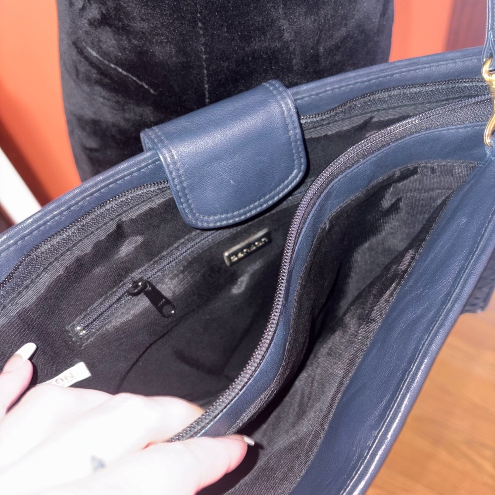 Ganson Woven Leather Crossbody bag - Picture 5 of 9